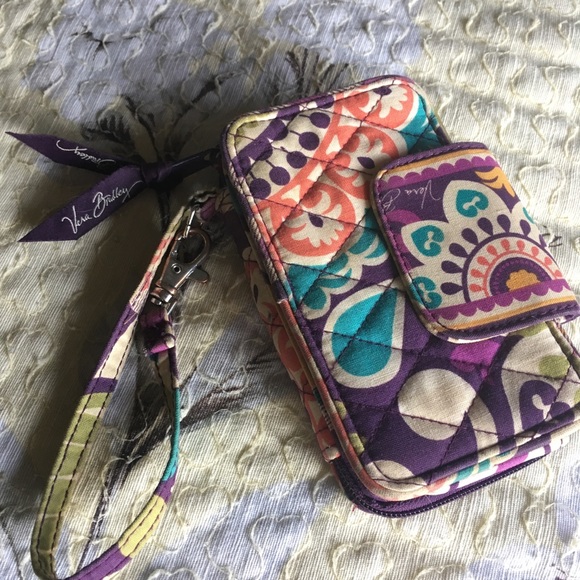 Vera Bradley phone holder wristlet wallet - Picture 1 of 4